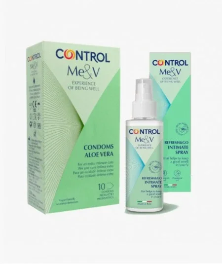 Control Aloe 10 Preservativos + Spray Me&V 100 ml
