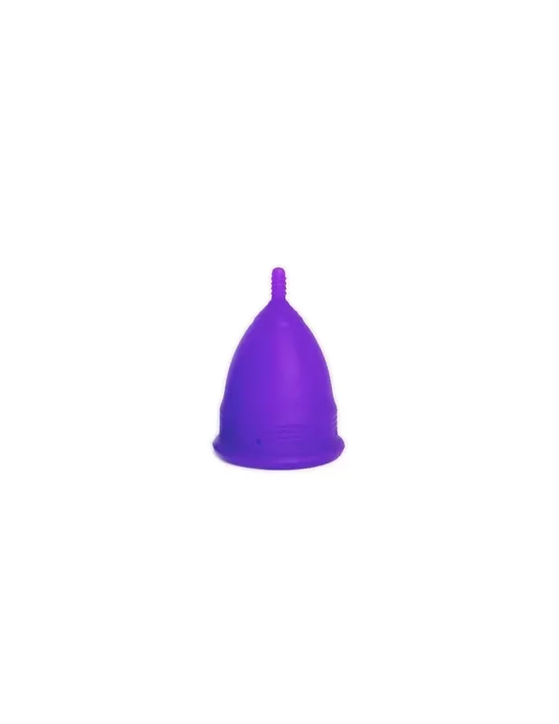 Copa menstrual violeta opaca S