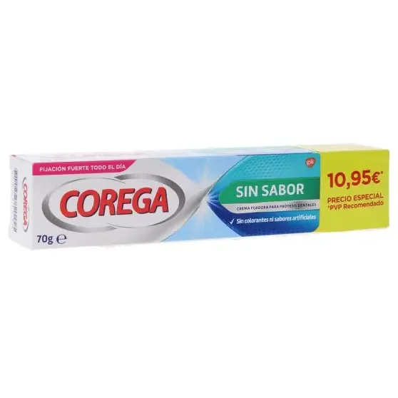 Corega Sin Sabor Fijación 3D 70 gr