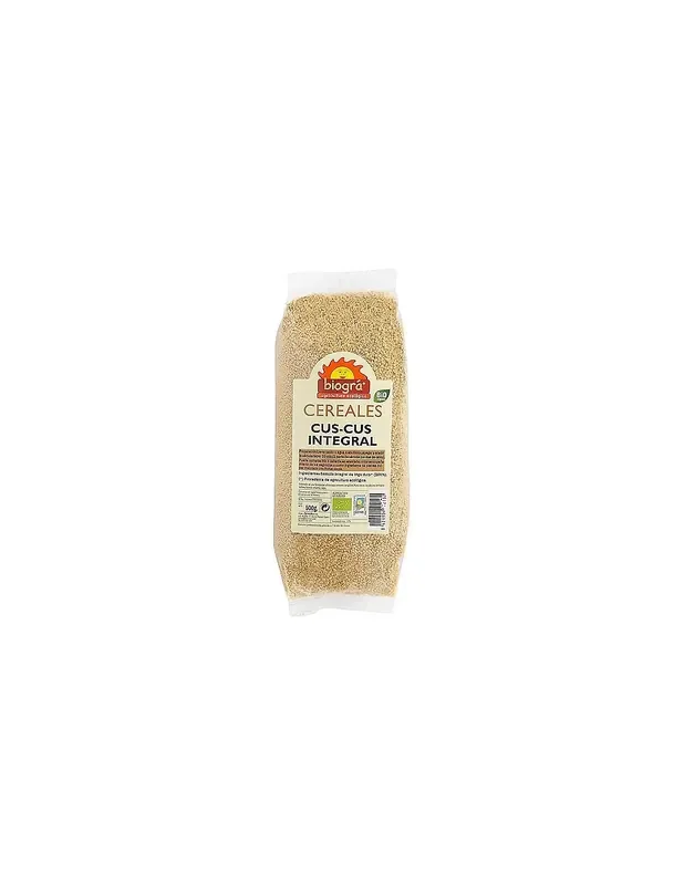 Cous cous trigo integral bio biogra 500gr.