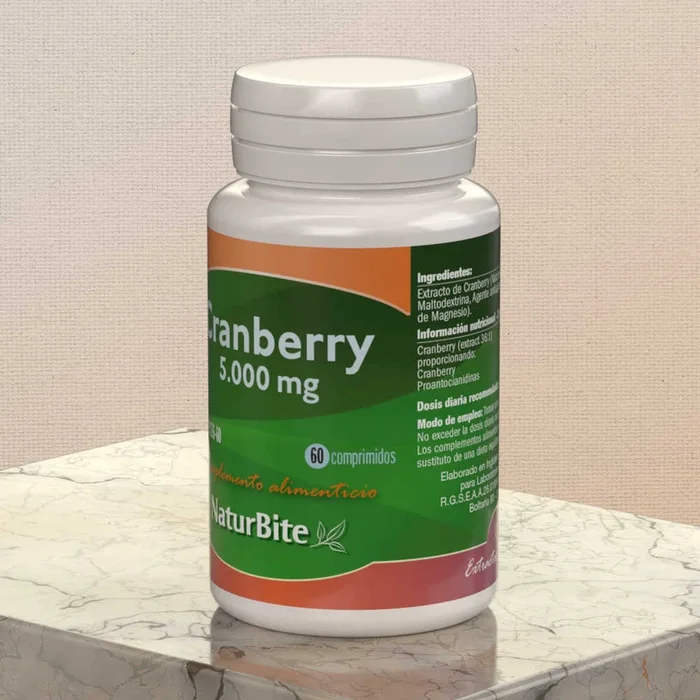 CRANBERRY 5000 MG 60 COMP NATURBITE