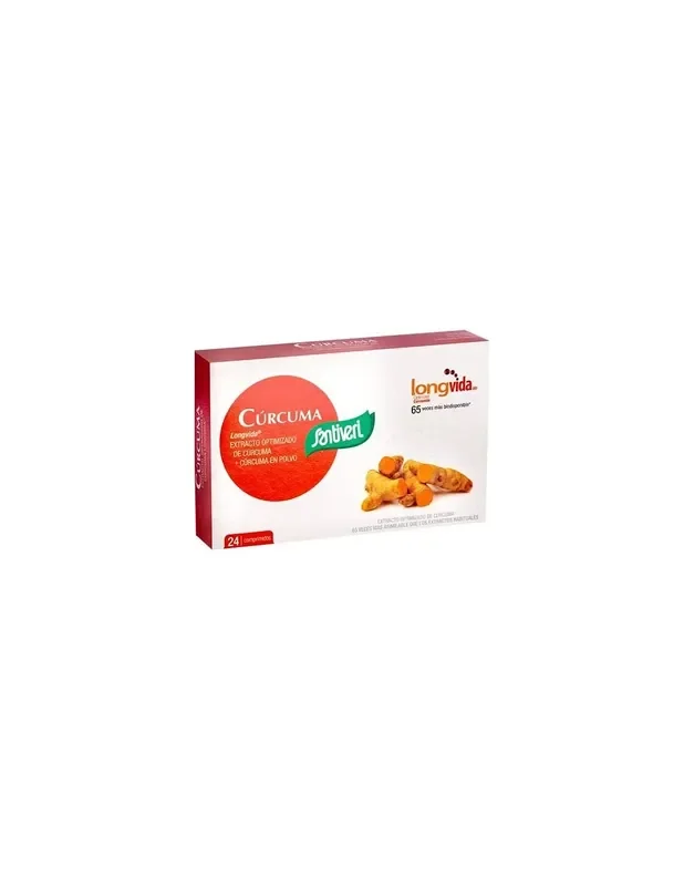 Cúrcuma longvida 24 comprimidos santiveri