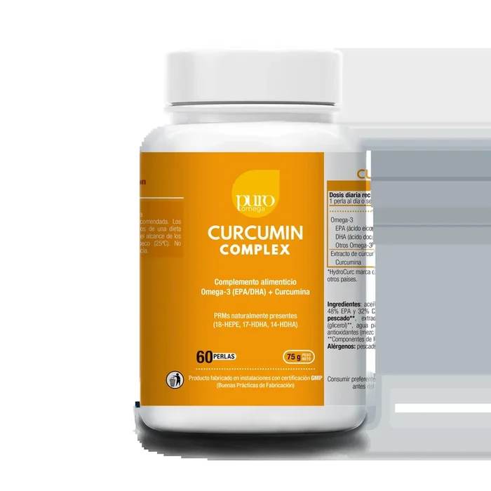 Curcumin Complex · Puro Omega · 60 perlas