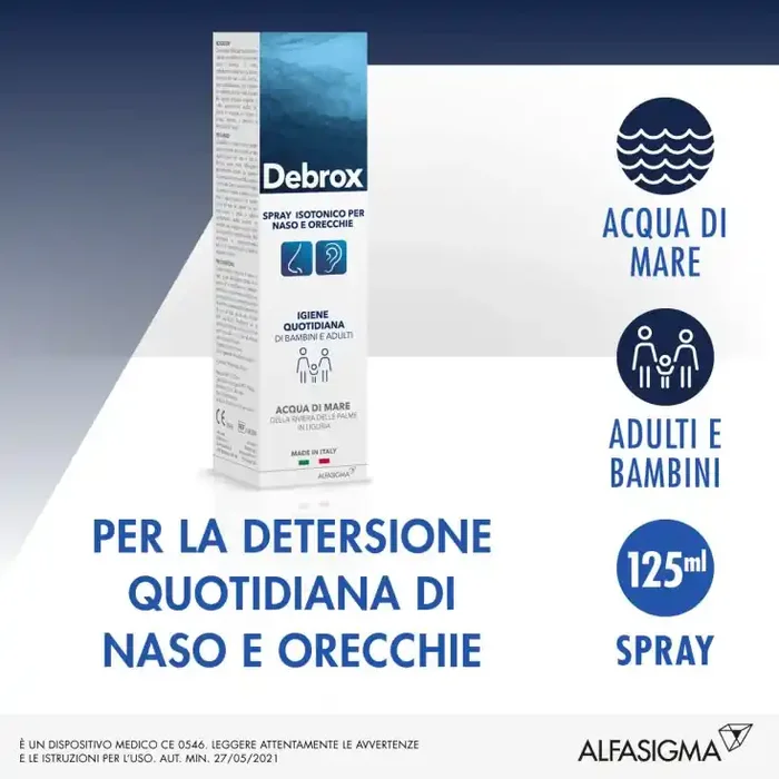 Debrox Spray Isotónico Para Nariz Y Oídos 125ml