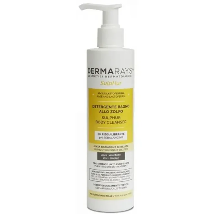 DERMARAYS® AZUFRE BAÑO LIMPIADOR CON AZUFRE 250ML