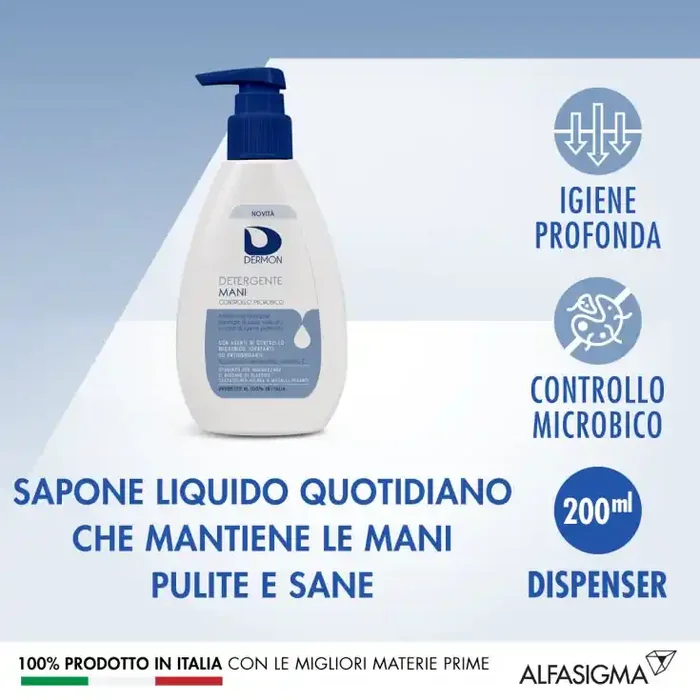 DERMON Limpiador de Manos Control Microbiano 200ml