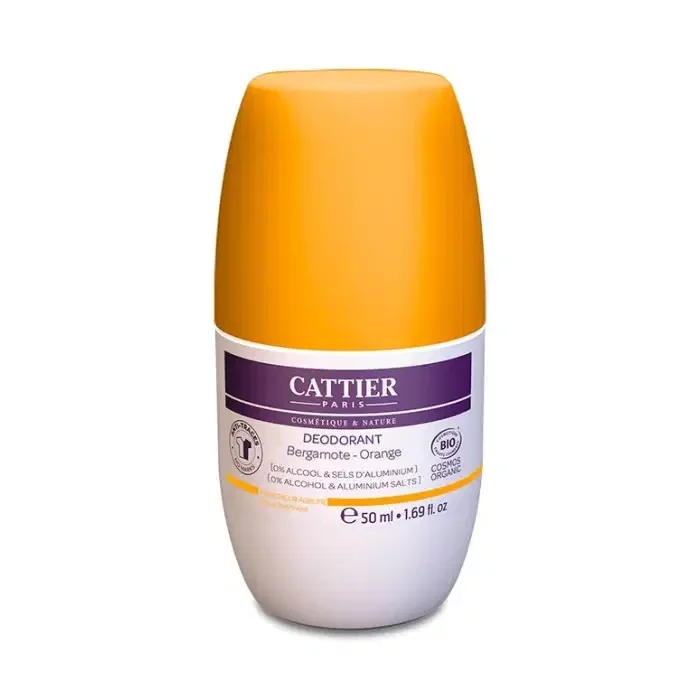 Desodorante Roll-on 24H Frescor Cítrico 50ml – Cattier