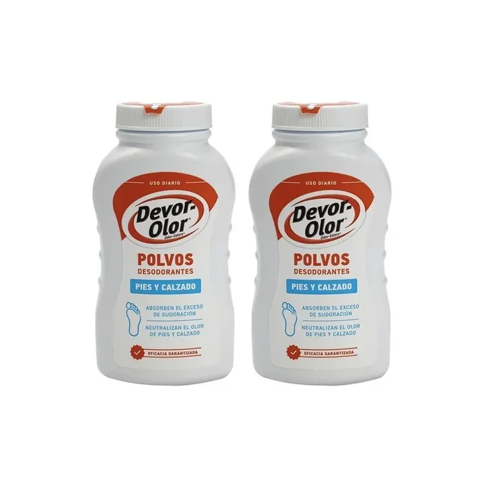 Devor-Olor Polvos Desodorantes Pack 2x100gr