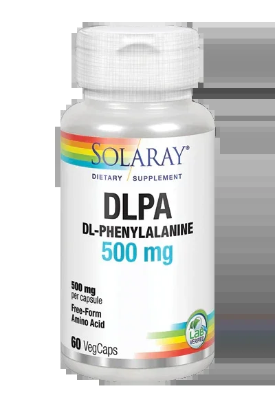DLPA 500 mg · Solaray · 60 cápsulas
