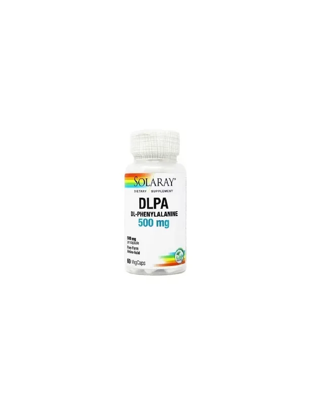 DLPA de Solaray, 60 cápsulas