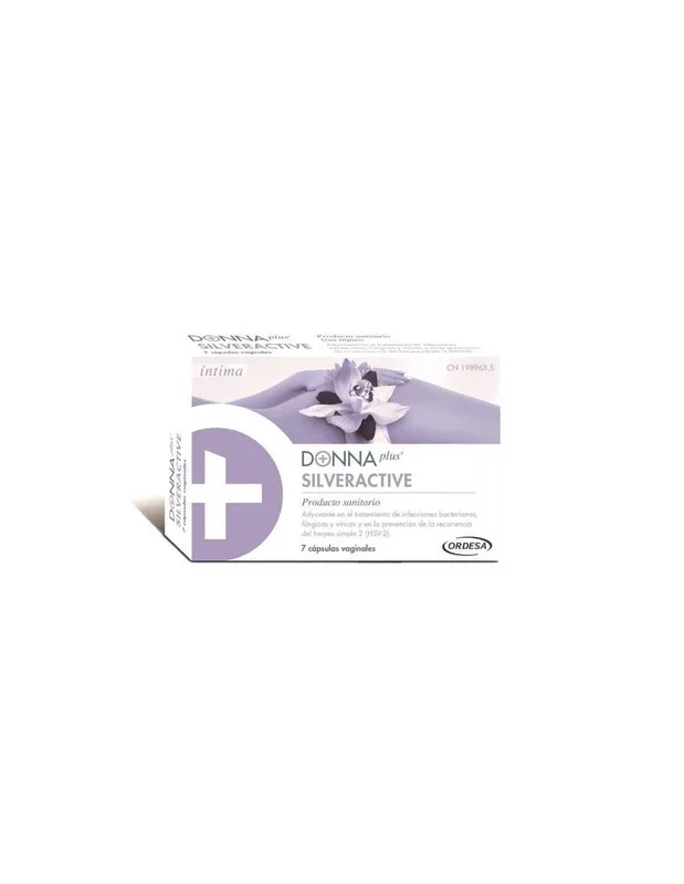 Donna plus silveractive 7 cápsulas vaginales