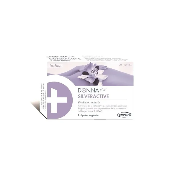 Donnaplus Silveractive 7 capsulas vaginales