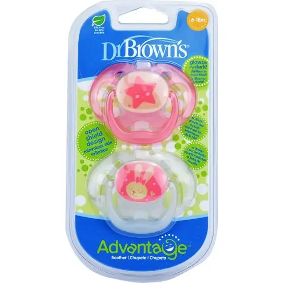 Dr. Brown‘s Chupetes Advantage Rosa 6-18 M