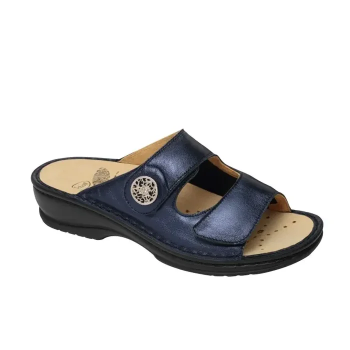 Dr. Scholl Tecla Pearlized + elástico Navy 41