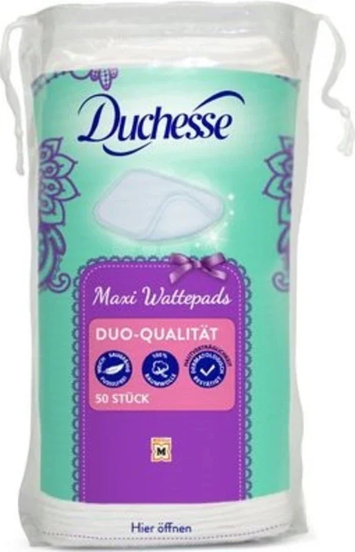 Duchesse Discos de Algodón Maxi, 50 unidades