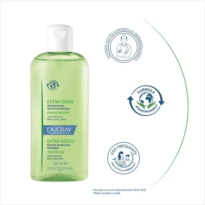 Ducray Champú Dermoprotector Extra Delicado 200ml