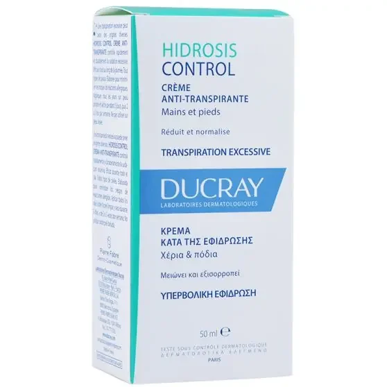 Ducray Hidrosis Desodorante Antitranspirante en Crema 50 ml