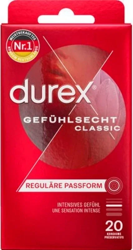 Durex Preservativo Sensitivo Classic, 3 unidades