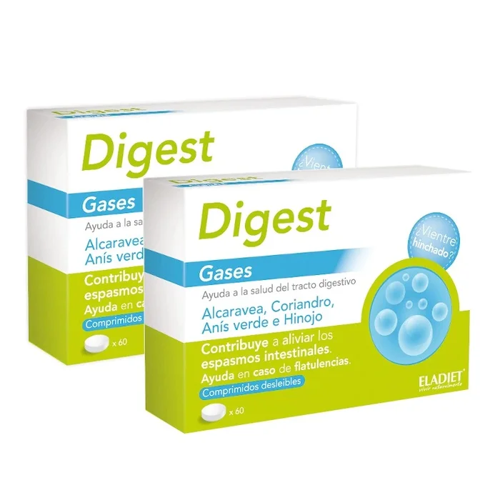 ELADIET DIGEST GASES PACK 2 UNIDADES