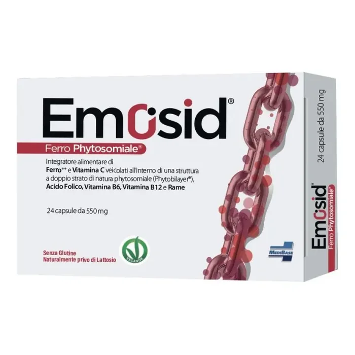 Emosid® Ferro Phytosomiale MEDIBASE 24 Cápsulas