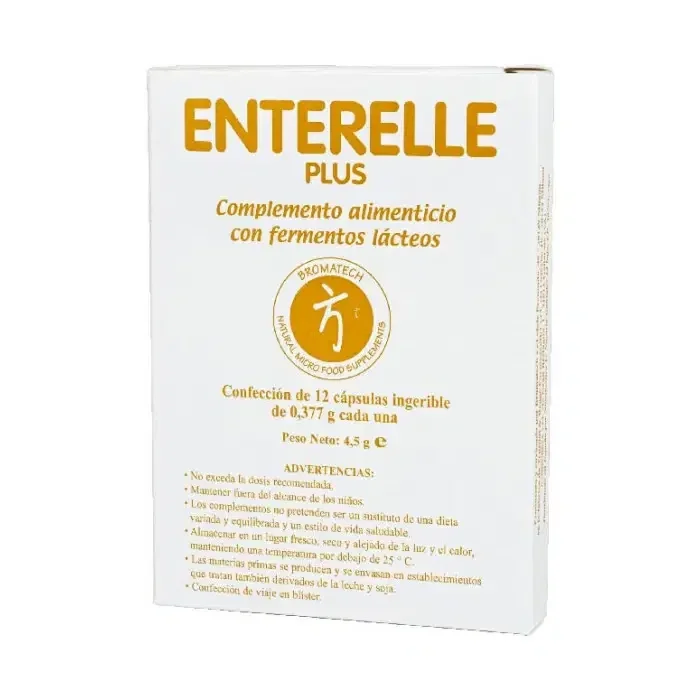 Enterelle Plus 12 cápsulas – Bromatech