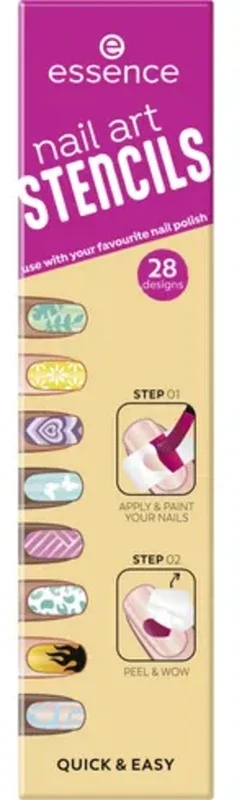 essence nail art STENCILS