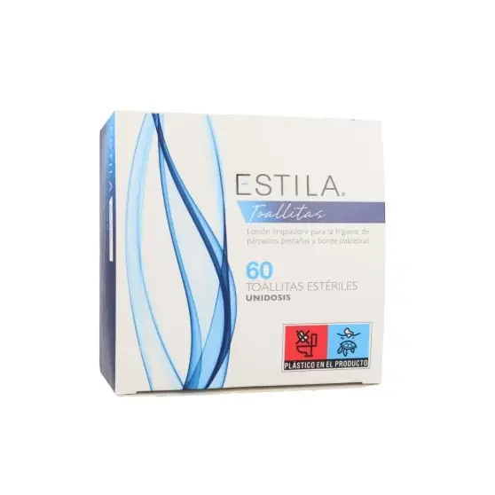 Estila 60 Toallitas Estériles Oculares