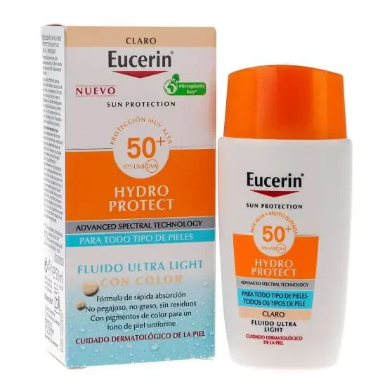 Eucerin Sun Face Hydro Protect Ultra-Light Color SPF50+ Claro