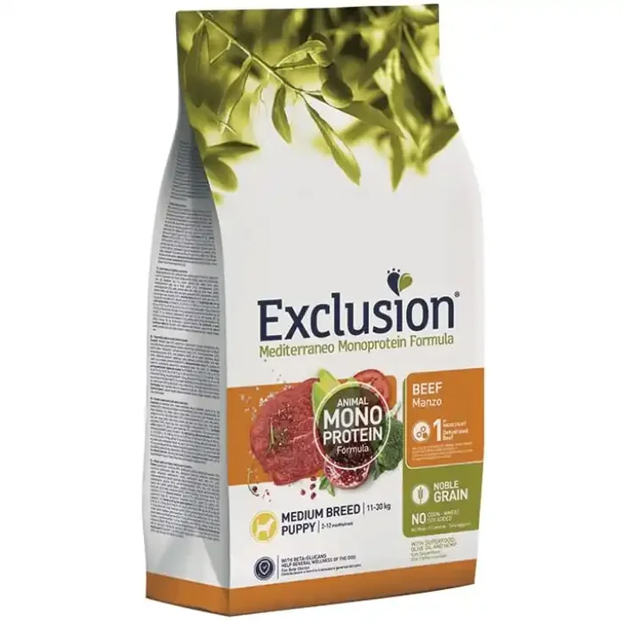 EXCLUSIÓN M CACHORRO CARNE M 3KG