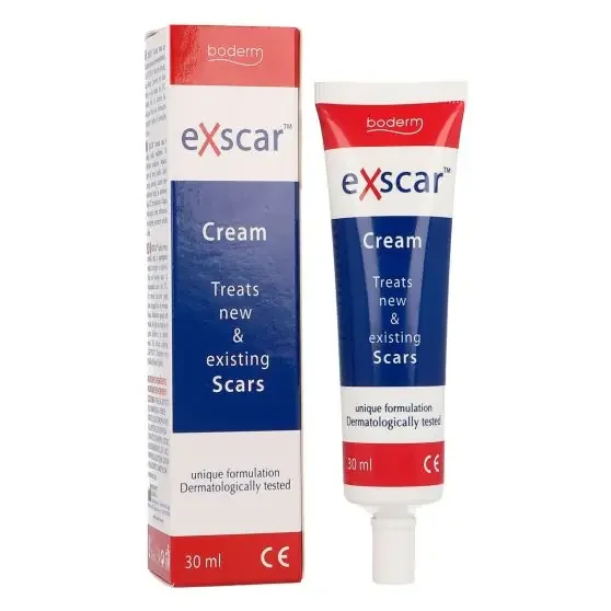 EXSCAR Crema 30 ml, mejorar el aspecto de cicatrices antiguas y favorecer la cicatrización
