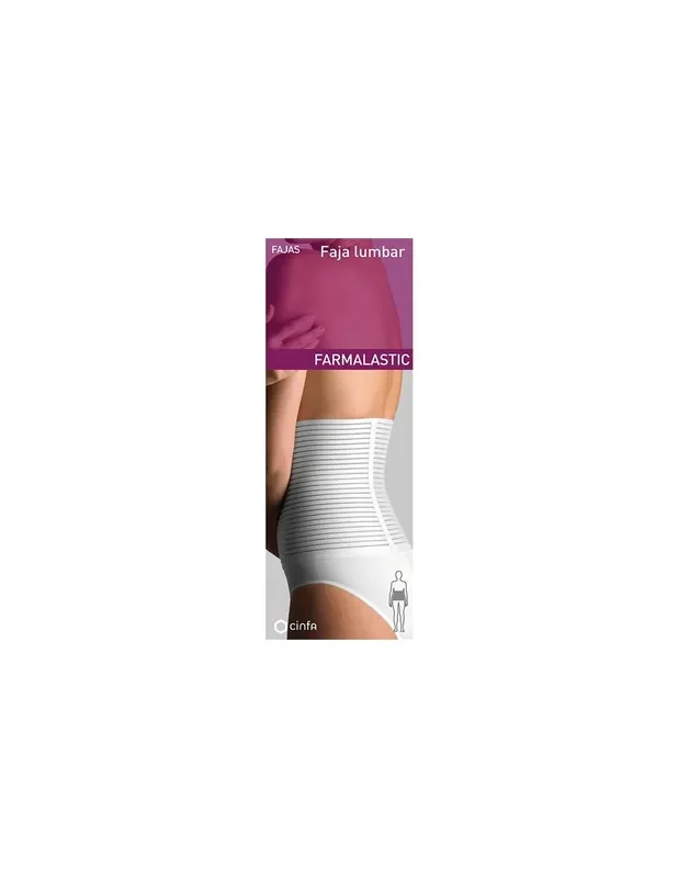 Farmalastic faja lumbar blanca velcro T1 1ud