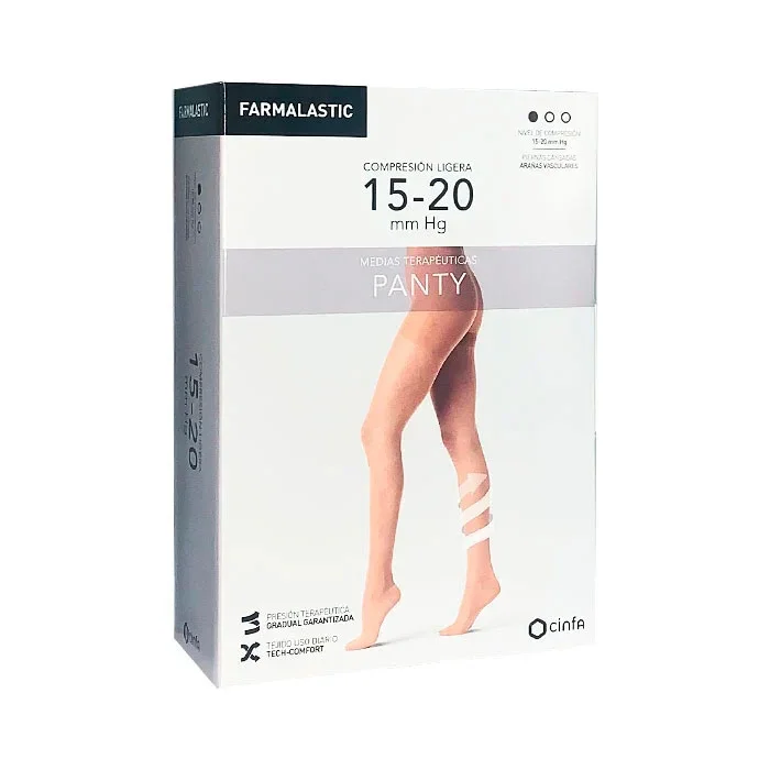 FARMALASTIC MEDIA PANTY MUJER CAMEL 15-20MMHG