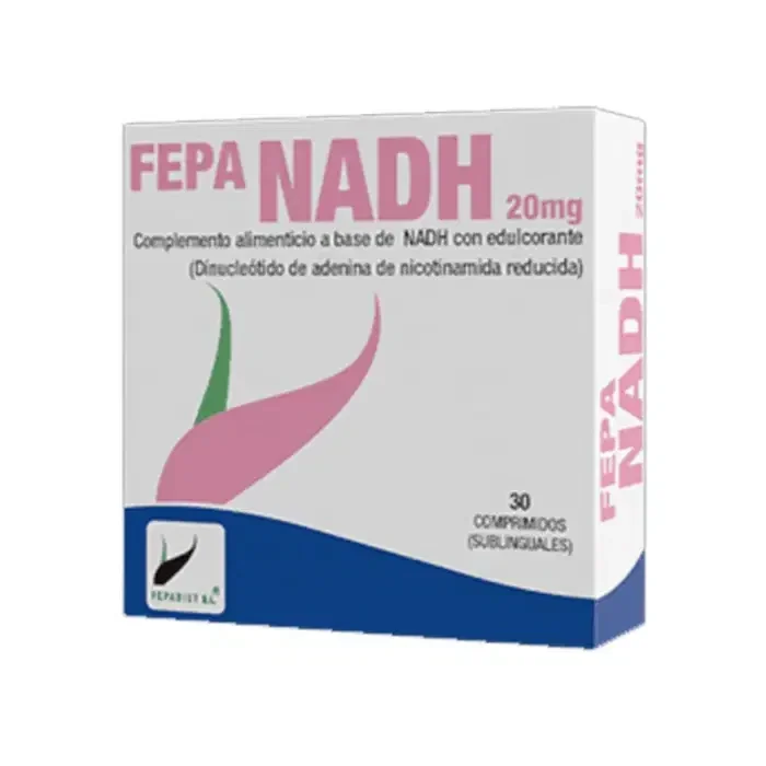 Fepa NADH 20mg 30 comprimidos sublingual – Fepadiet