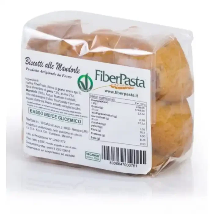 FiberPasta® Galletas de Almendra 250g