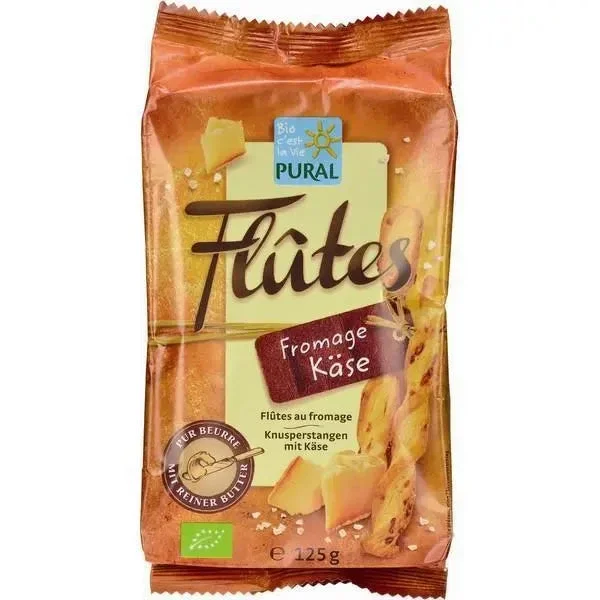 Flautas de Queso Ecológico-125g-Pural