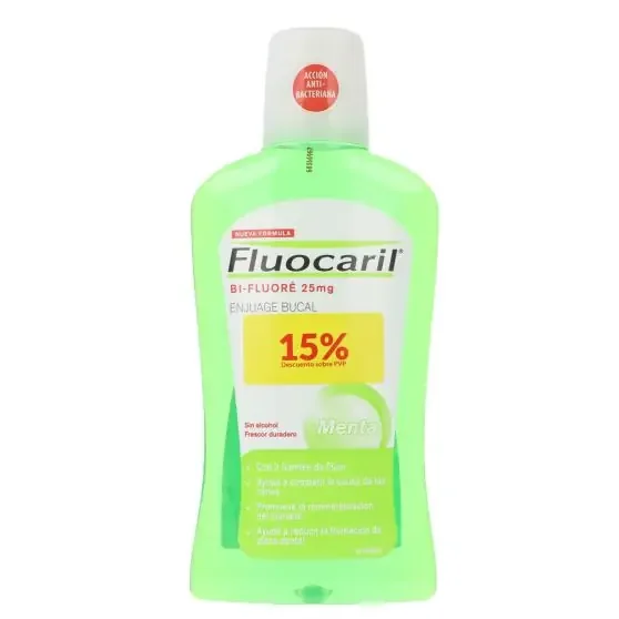 Fluocaril Colutorio Bi-Fluoré 25mg Sin Alcohol 500ml