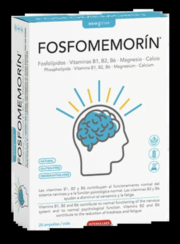 Fosfomemorin · Dietéticos Intersa · 20 ampollas