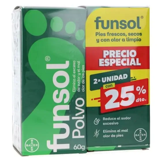 Funsol Polvo Pack Ahorro 2x60g