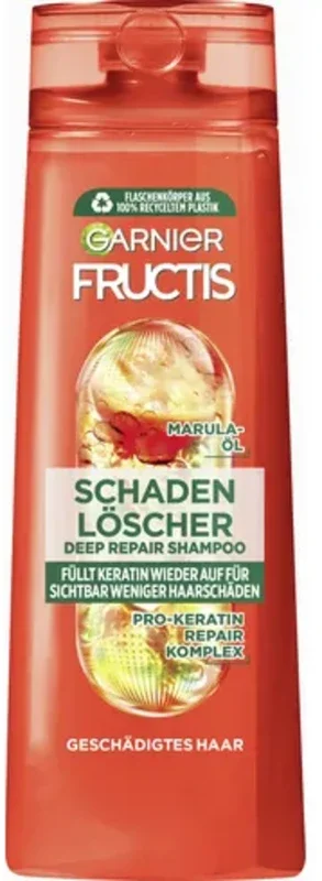 GARNIER FRUCTIS Adiós Daños – Champú Fortificante, 300 ml