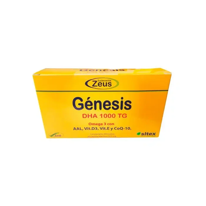 GENESIS (DHA 1000TG) Omega 3 60 cápsulas – Zeus