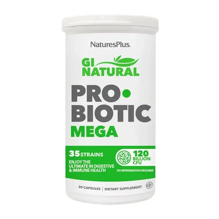 GI Natural Probiotic Mega 30 cápsulas – Natures Plus