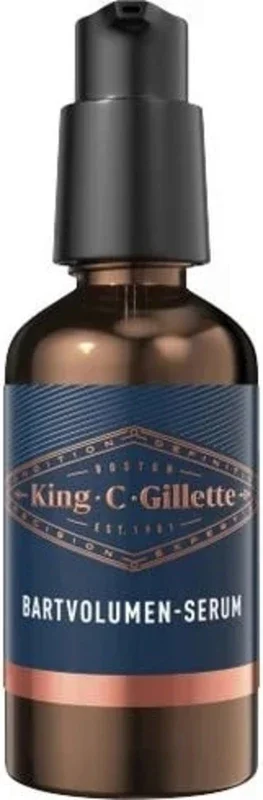 Gillette King C. Gilette – Sérum Voluminizador Barba, 50 ml