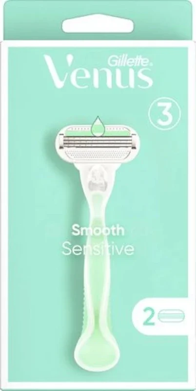Gillette Venus – Maquinilla Smooth Sensitive + 2 Cabezales