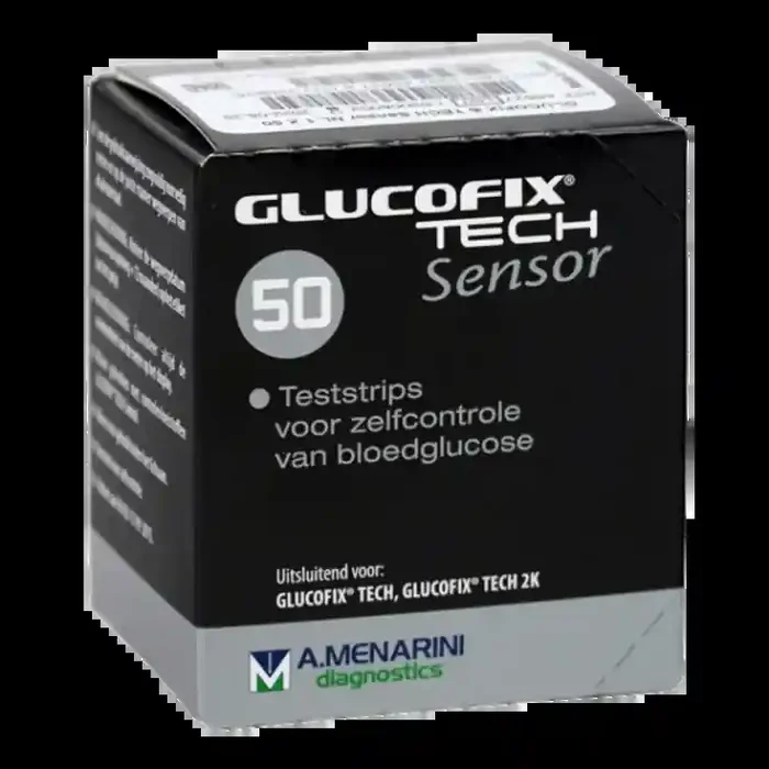GLUCOFIX® TECH SENSOR A.MENARINI 50 TIRAS REACTIVAS