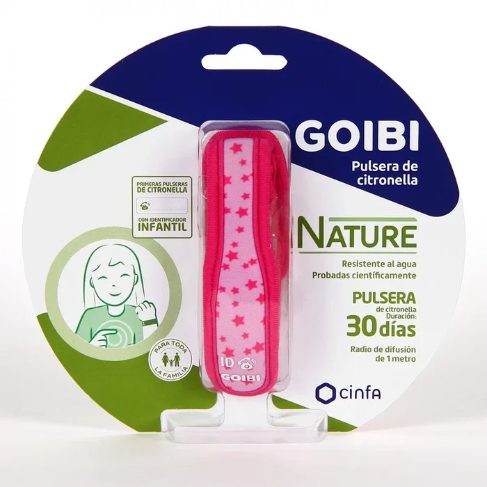 GOIBI PULSERA MOSQUITOS INFANTIL ESTRELLAS +2 PASTILLAS