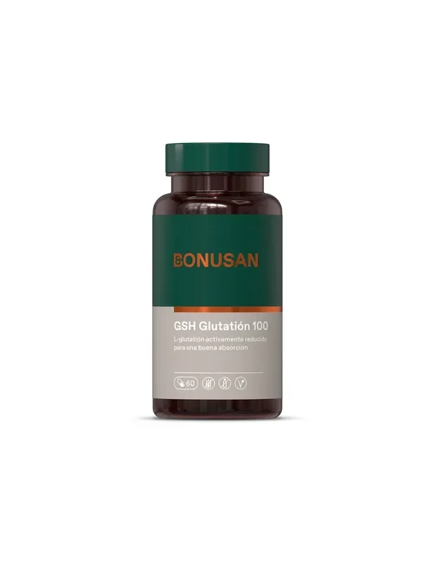 GSH Glutatión 100mg de Bonusan, 60 comprimidos