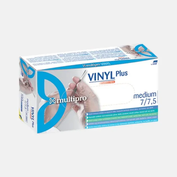 GUANTES MULTIPRO VINILO PLUS M