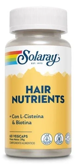 Hair Nutrients · Solaray · 60 cápsulas