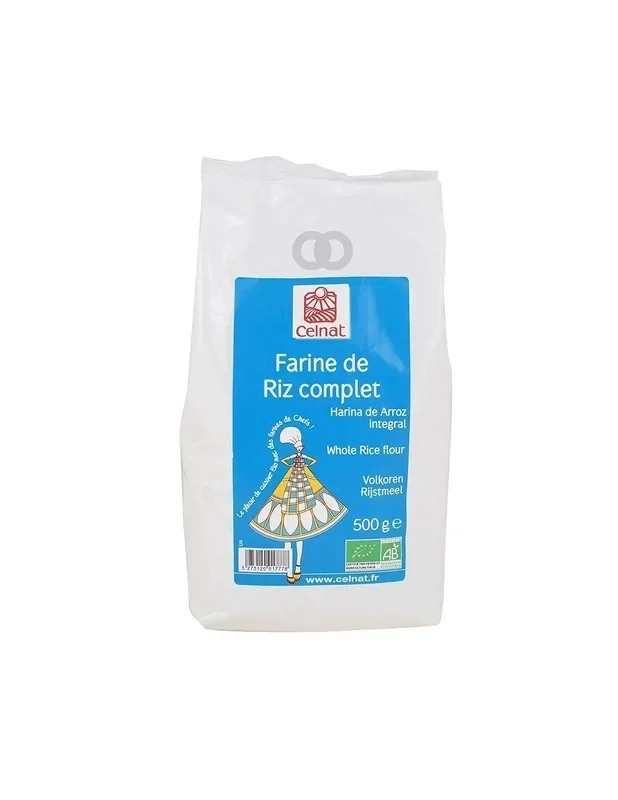 Harina de Arroz Integral Bio