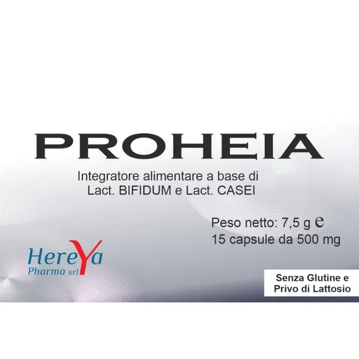 Hereya Pharma Proheia Complemento Alimenticio Sin Gluten 15 Cápsulas